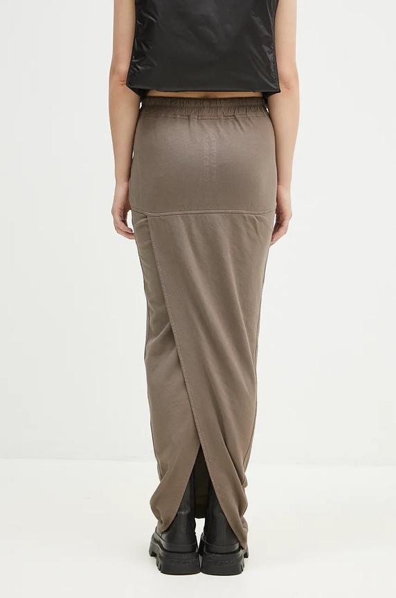 Clothing Rick Owens skirt Pull On Pillar Skirt DS02D2332.RIG gray