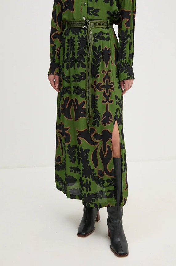 Φούστα La Petite Française PFJURATOIRE εμπριμέ πράσινο PFJURATOIRE