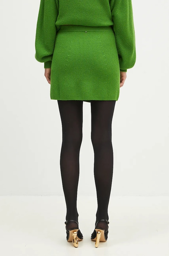 Одяг Вовняна спідниця Sportmax Teiera 2422306012600 зелений