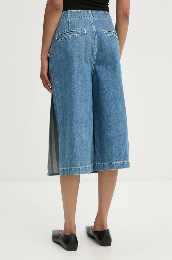 Clothing Sunnei denim culottes RTWWSKR019 blue
