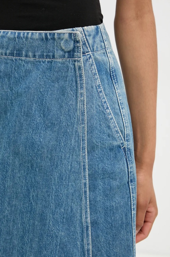 Sunnei denim culottes RTWWSKR019 blue