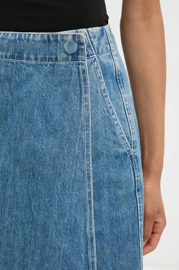 Sunnei denim culottes RTWWSKR019 blue