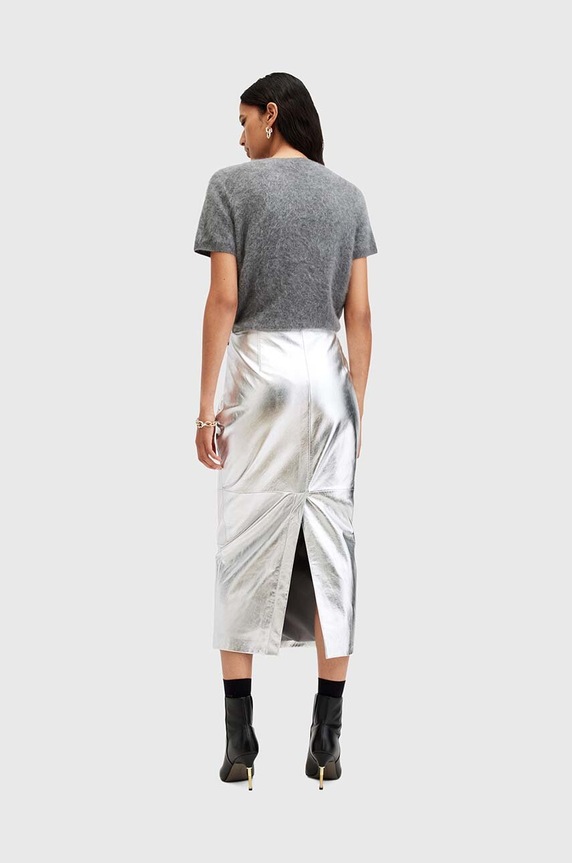 Δερμάτινη φούστα AllSaints RENAI PENCIL SKIRT W070RB