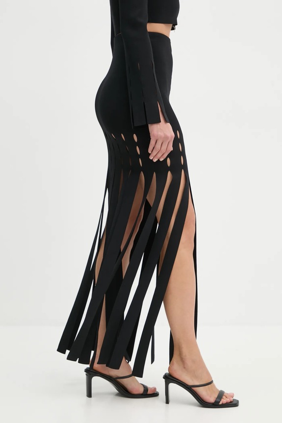 Nanushka skirt TRIANA mini black NW24FWSK47000