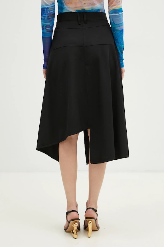 Odjeća Vunena suknja JW Anderson Patchwork A-Line Skirt SK0175.PG0011.999 crna