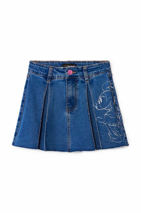 Детская джинсовая юбка Desigual MINNIE MOUSE 24WGFD03 тёмно-синий AW24