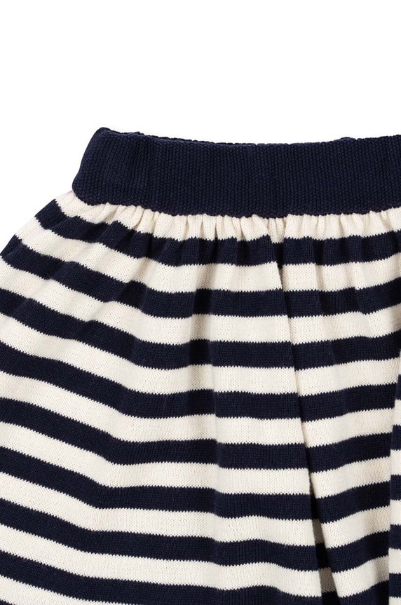 Fete Konges Sløjd fusta din bumbac pentru copii VENTON KNIT SKIRT GOTS KS101724 bleumarin
