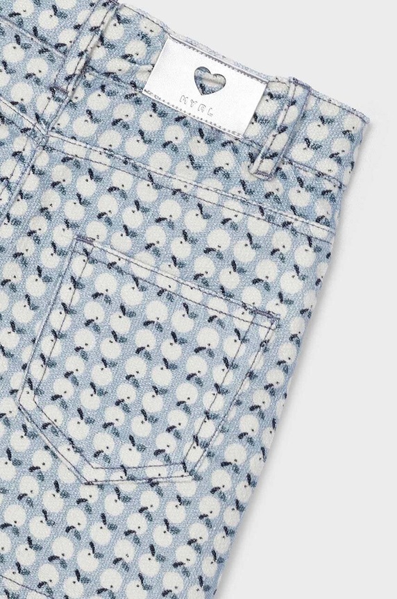 Dječje pamučna haljina Mayoral 4905.6G.Mini.9BYH plava AW24