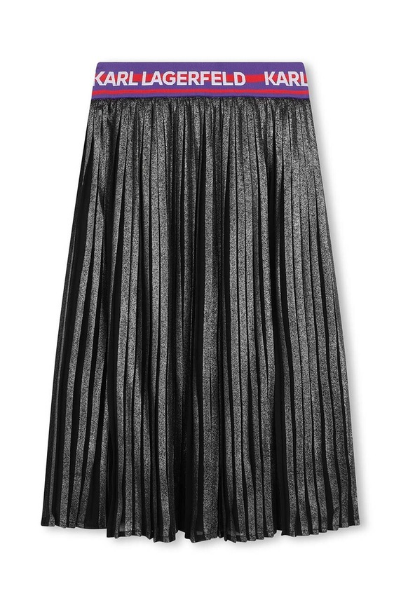Παιδική φούστα Karl Lagerfeld Z30196.114.150 ασημί AW24