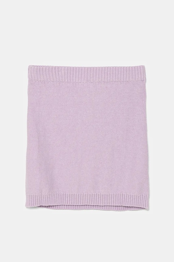 Παιδική μάλλινη φούστα United Colors of Benetton 1WUAC000E.G.Seasonal μωβ AW24
