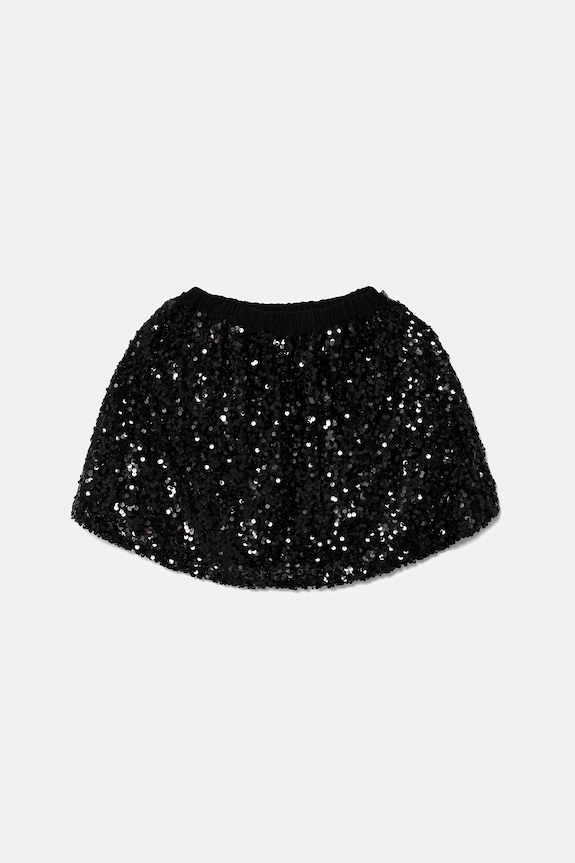 Παιδική φούστα United Colors of Benetton 48U9C001S.G.Seasonal μαύρο AW24