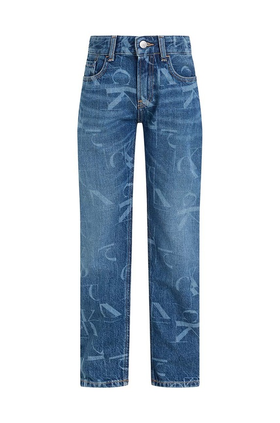 Detské rifle Calvin Klein Jeans REGULAR rifle tmavomodrá IB0IB02114.9BYH