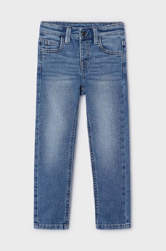 Mayoral jeansy dziecięce jeans slim fit basic 504.5B.Mini.9BYH niebieski AW24