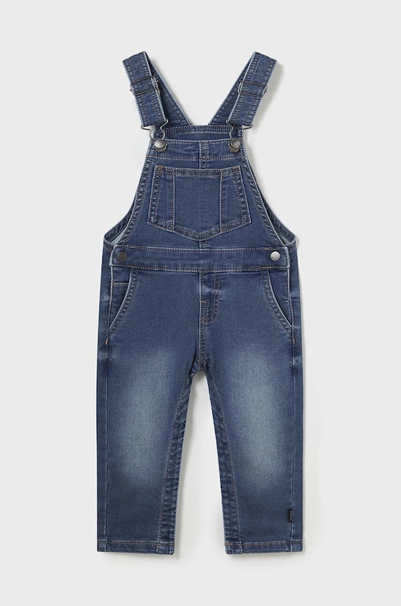 Mayoral ogrodniczki dziecięce Ogrodniczki soft denim niebieski 2637.3D.Baby.9BYH