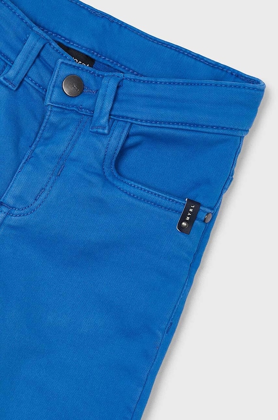 Băieți Mayoral pantaloni copii Sponie soft slim fit 4539.5F.Mini.9BYH bleumarin