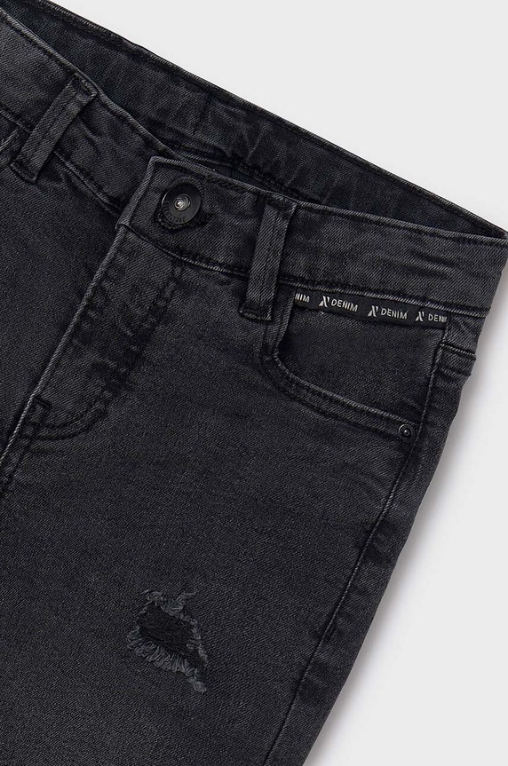 CHLAPEC Dětské rifle Mayoral denim rubbed 7538.7D.Junior.9BYH šedá