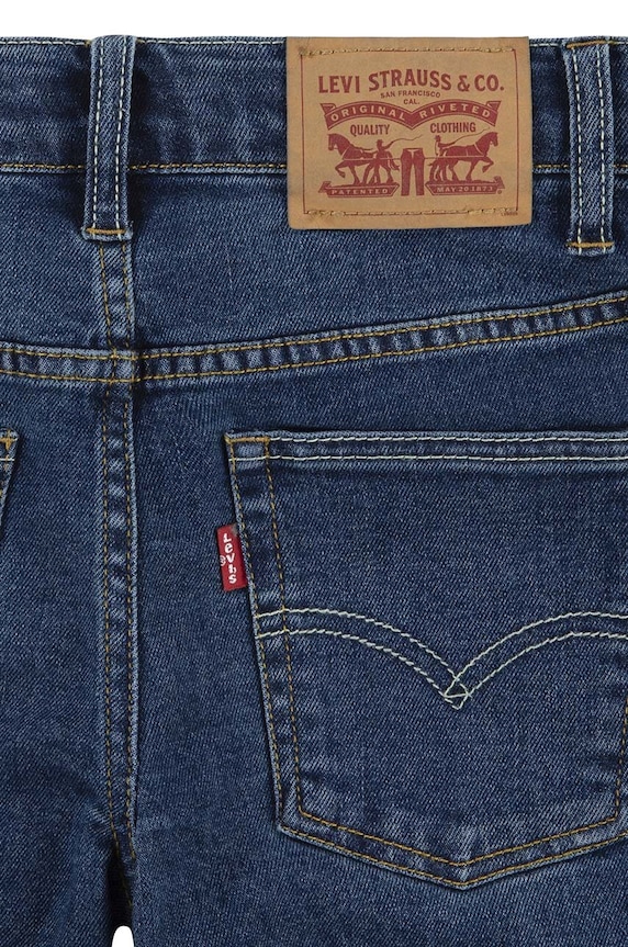 Chłopiec Levi's jeansy dziecięce 511 SLIM NON PERFORMANCE 8EK278 niebieski