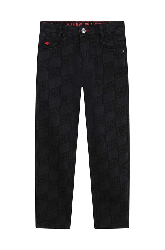 HUGO jeansy dziecięce G00189.164.174 czarny AW24