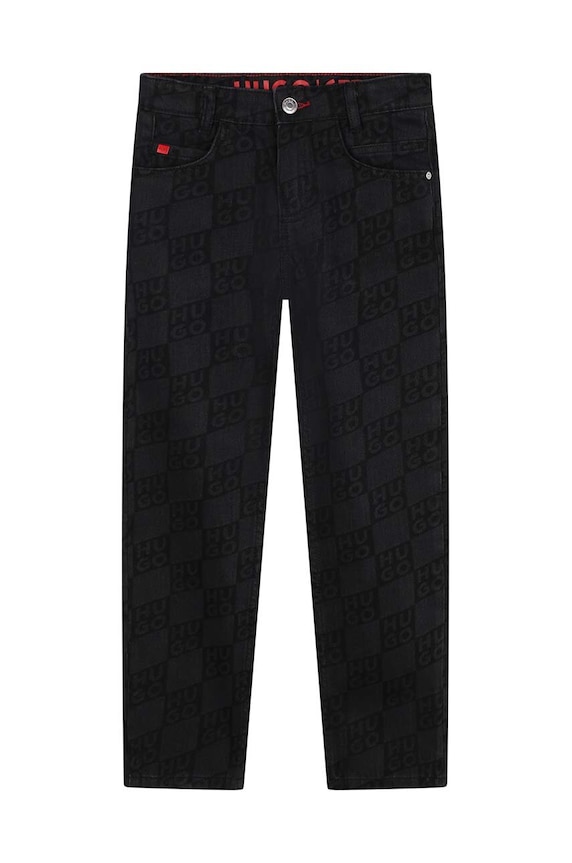 HUGO jeansy dziecięce G00189.164.174 czarny AW24