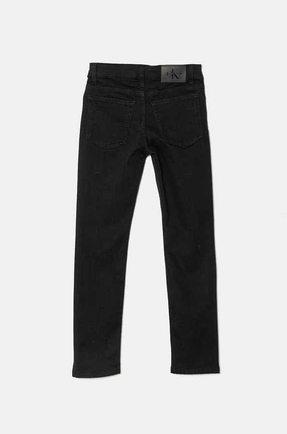Detské rifle Calvin Klein Jeans IB0IB02187.9BYH čierna AW24