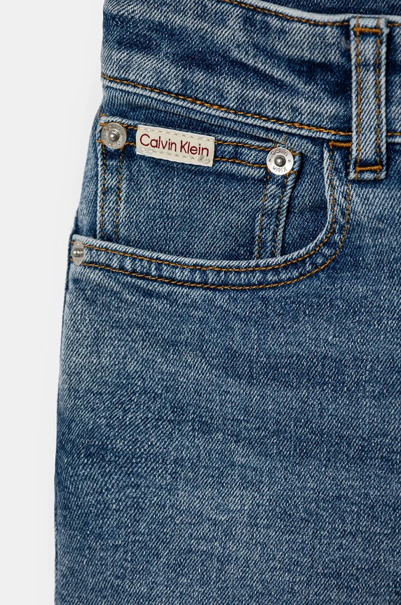 Detské rifle Calvin Klein Jeans modrá IB0IB02402.9BYH