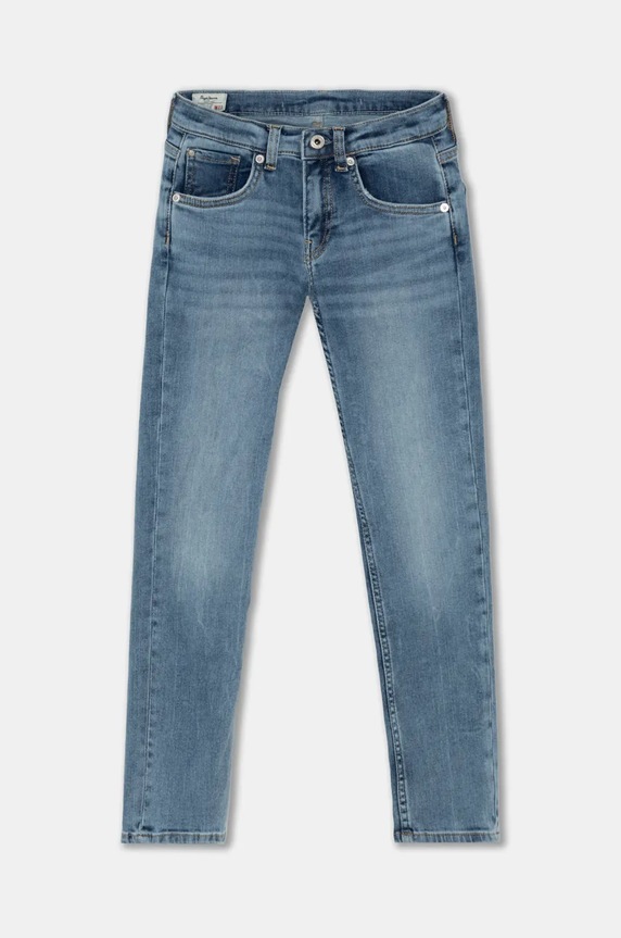 Detské rifle Pepe Jeans SLIM JEANS s reguláciou modrá PB202136MR7