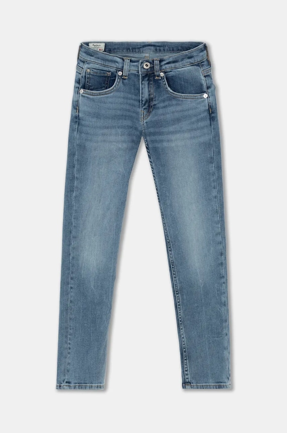 Detské rifle Pepe Jeans SLIM JEANS s reguláciou modrá PB202136MR7