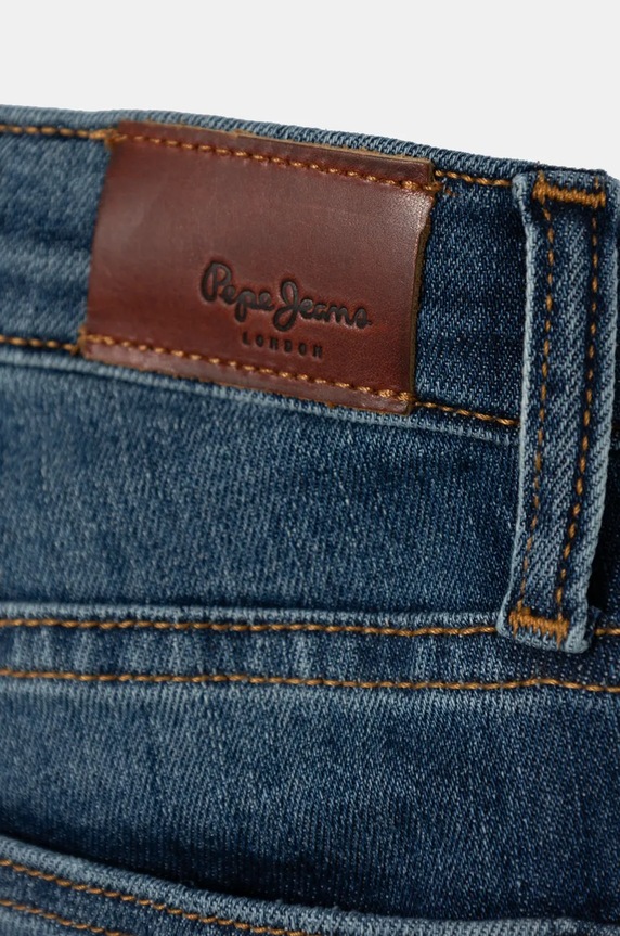 Chlapec Detské rifle Pepe Jeans CASHED REPAIR PB202200 modrá