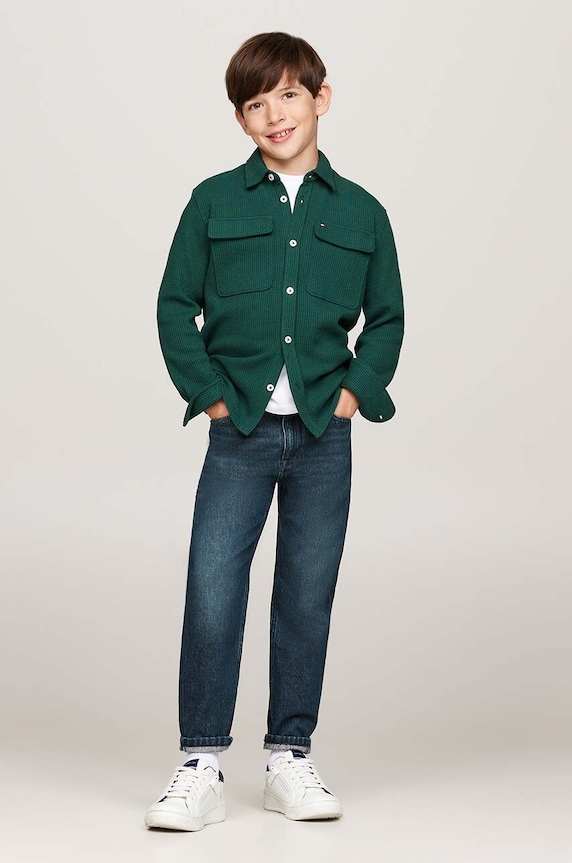 Detské rifle Tommy Hilfiger ARCHIVE modrá KB0KB09175.9BYH.128.176