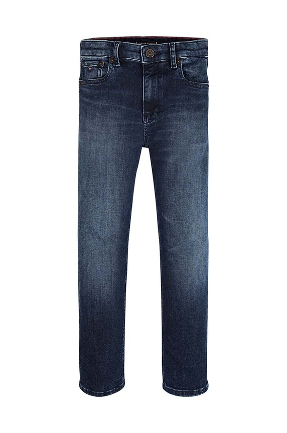 Dječje traperice Tommy Hilfiger SKATER KB0KB09180.9BYH.128.176 mornarsko plava AW24