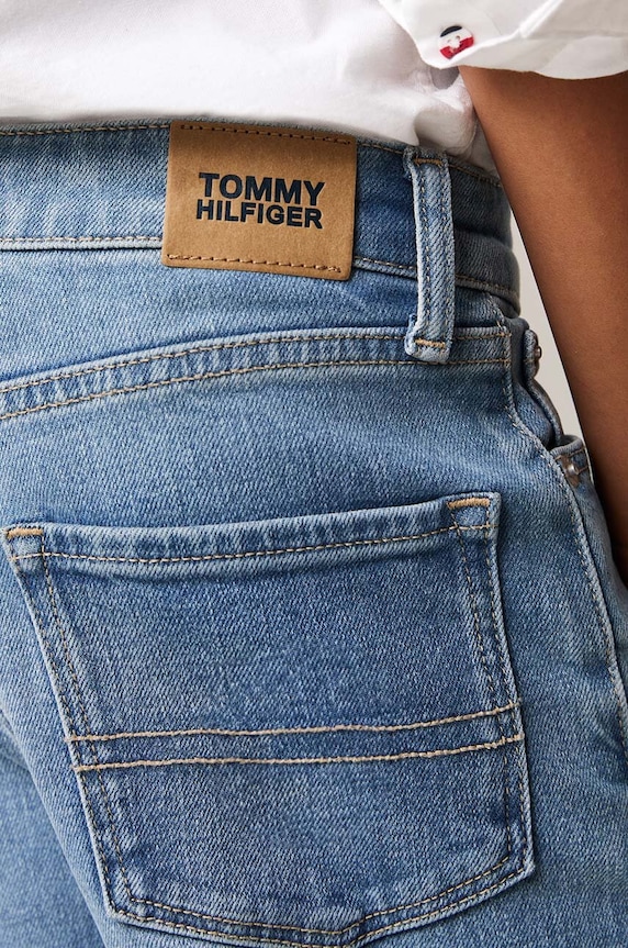 Detské rifle Tommy Hilfiger BAGGY modrá KB0KB09182.9BYH.128.176