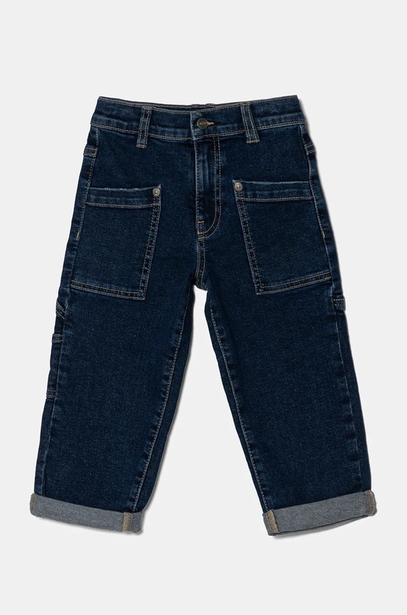 Детски дънки United Colors of Benetton с регилация син 45ONGF023.P.Seasonal
