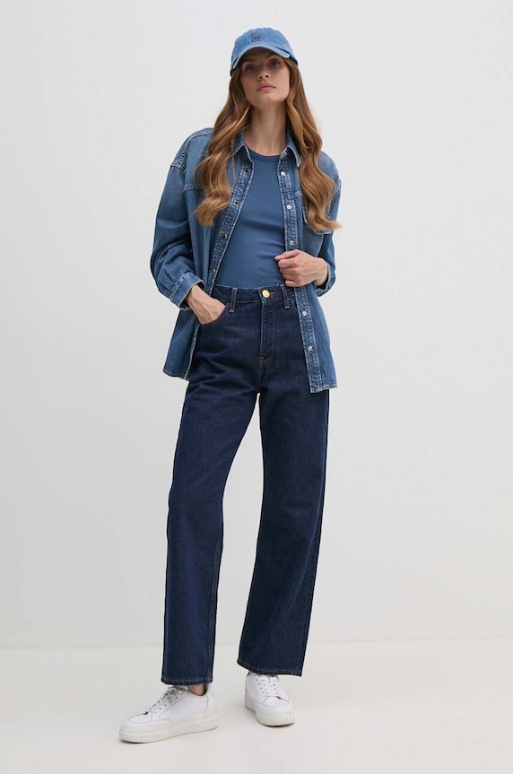 Džíny Tommy Hilfiger WW0WW42199 námořnická modř AW24
