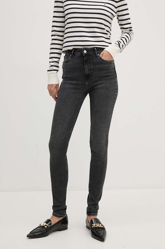 Rifle Tommy Hilfiger Planet friendly čierna WW0WW42205