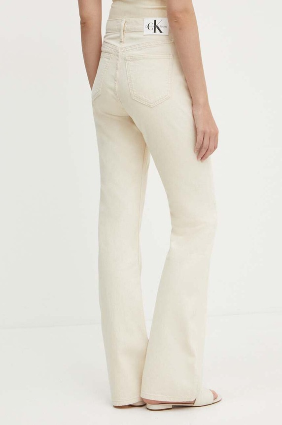 Odzież Calvin Klein Jeans jeansy J20J223973 beżowy