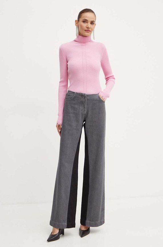 Patrizia Pepe jeansy 8P0609.D080 szary AW24
