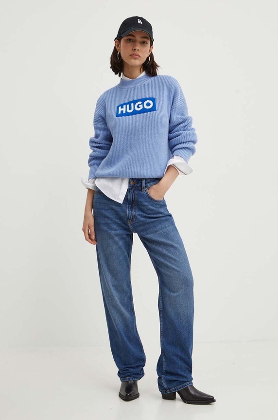 Джинсы Hugo Blue 50520615 голубой AA00