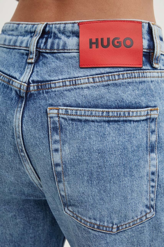 HUGO jeansy niebieski 50519919
