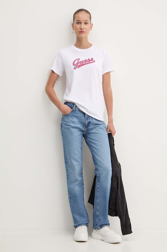 Guess Jeans jeansi W4YA98.D5CC5 albastru AW25