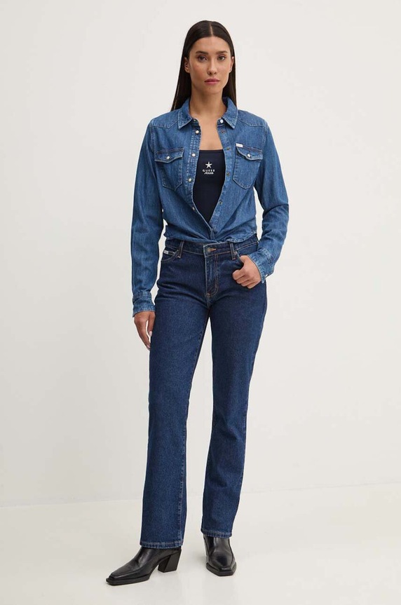 Guess Jeans farmer W4YA98.D5CC2 kék AW25