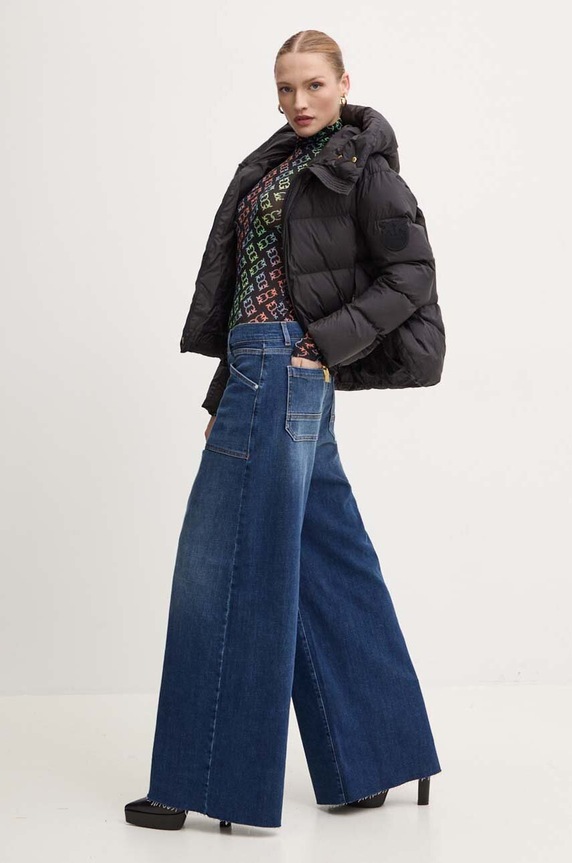 Pinko jeansy 103924.A20M granatowy AW24