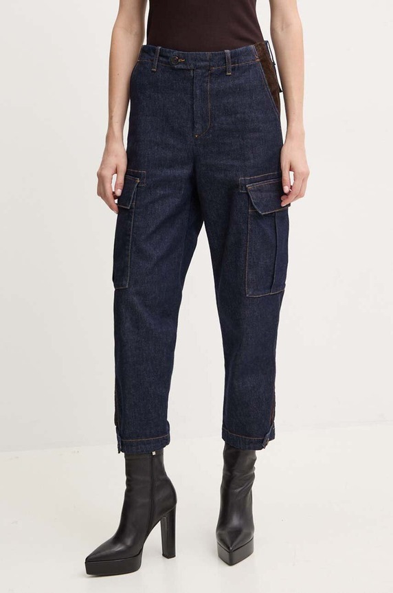 Pinko jeansy Planet friendly granatowy 103856.A20N