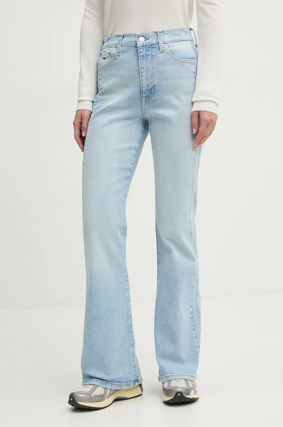 Rifle Tommy Jeans Planet friendly modrá DW0DW19285
