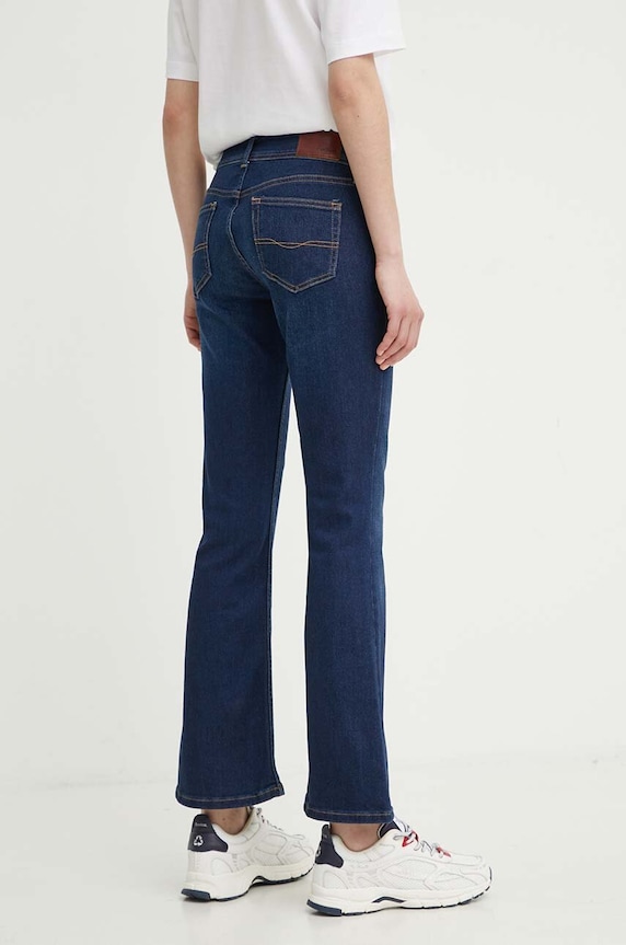 Odzież Pepe Jeans jeansy FLARE LW PL204736CU1 granatowy