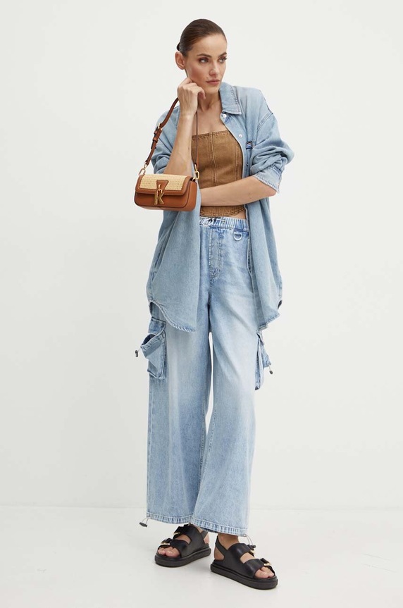 Džíny Miss Sixty 6L2JJ1510000 JJ1510 DENIM JEANS 6L2JJ1510000 modrá AW24