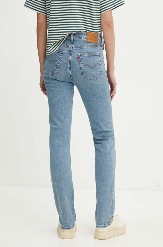 Odzież Levi's jeansy 724 HIGH RISE STRAIGHT 18883 niebieski