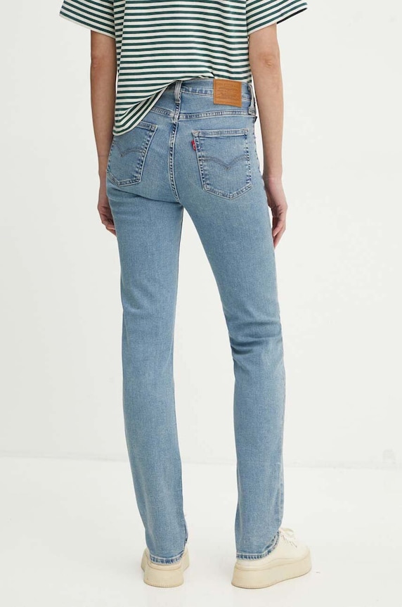 Odzież Levi's jeansy 724 HIGH RISE STRAIGHT 18883 niebieski