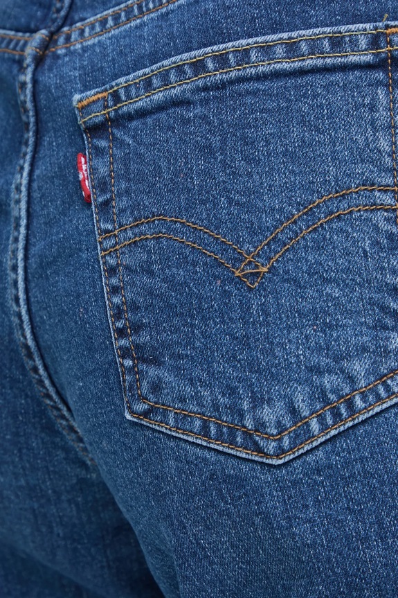 Τζιν παντελόνι Levi's 724 HIGH RISE STRAIGHT μπλε 18883
