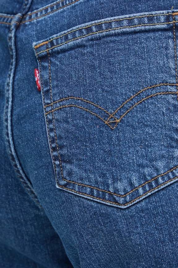 Τζιν παντελόνι Levi's 724 HIGH RISE STRAIGHT μπλε 18883