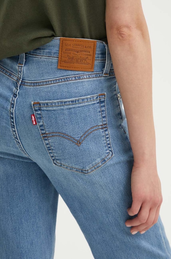 Levi's farmer 724 HIGH RISE STRAIGHT kék 18883